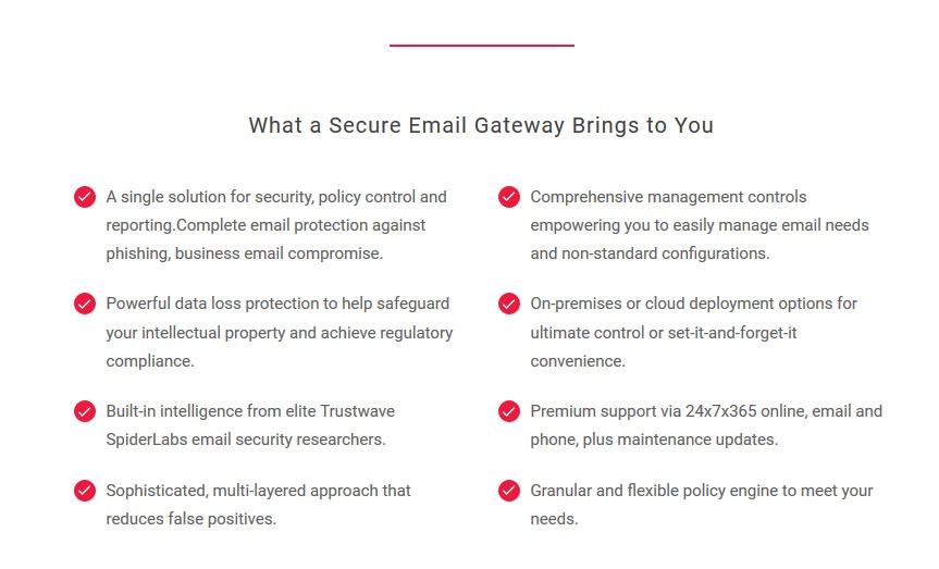 Trustwave Secure Email Gateway RAS Infotech Trustwave